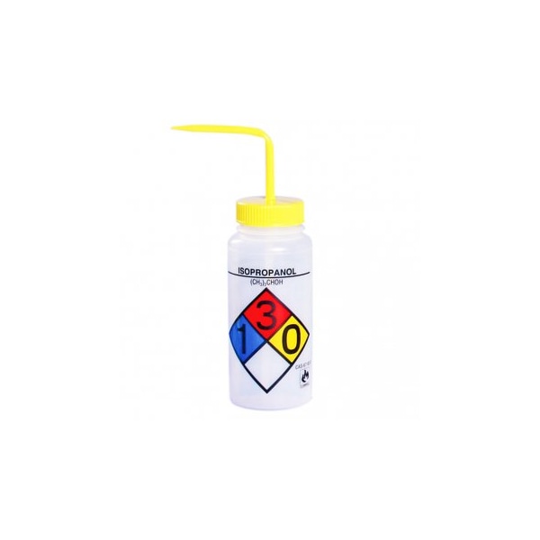 Safety Wash Bottles, Isopropanol, 4/PK